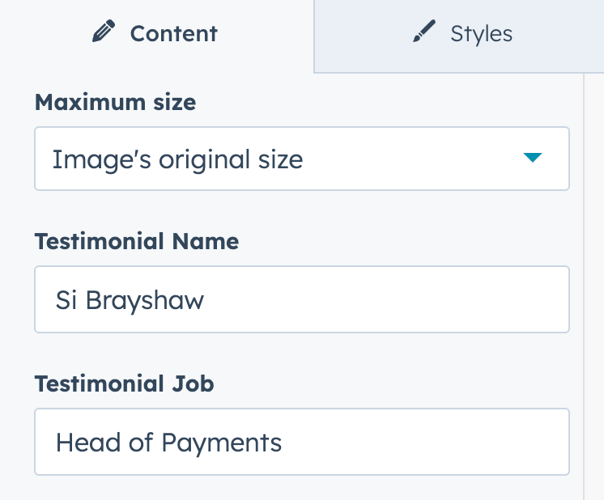Custom Data Entry