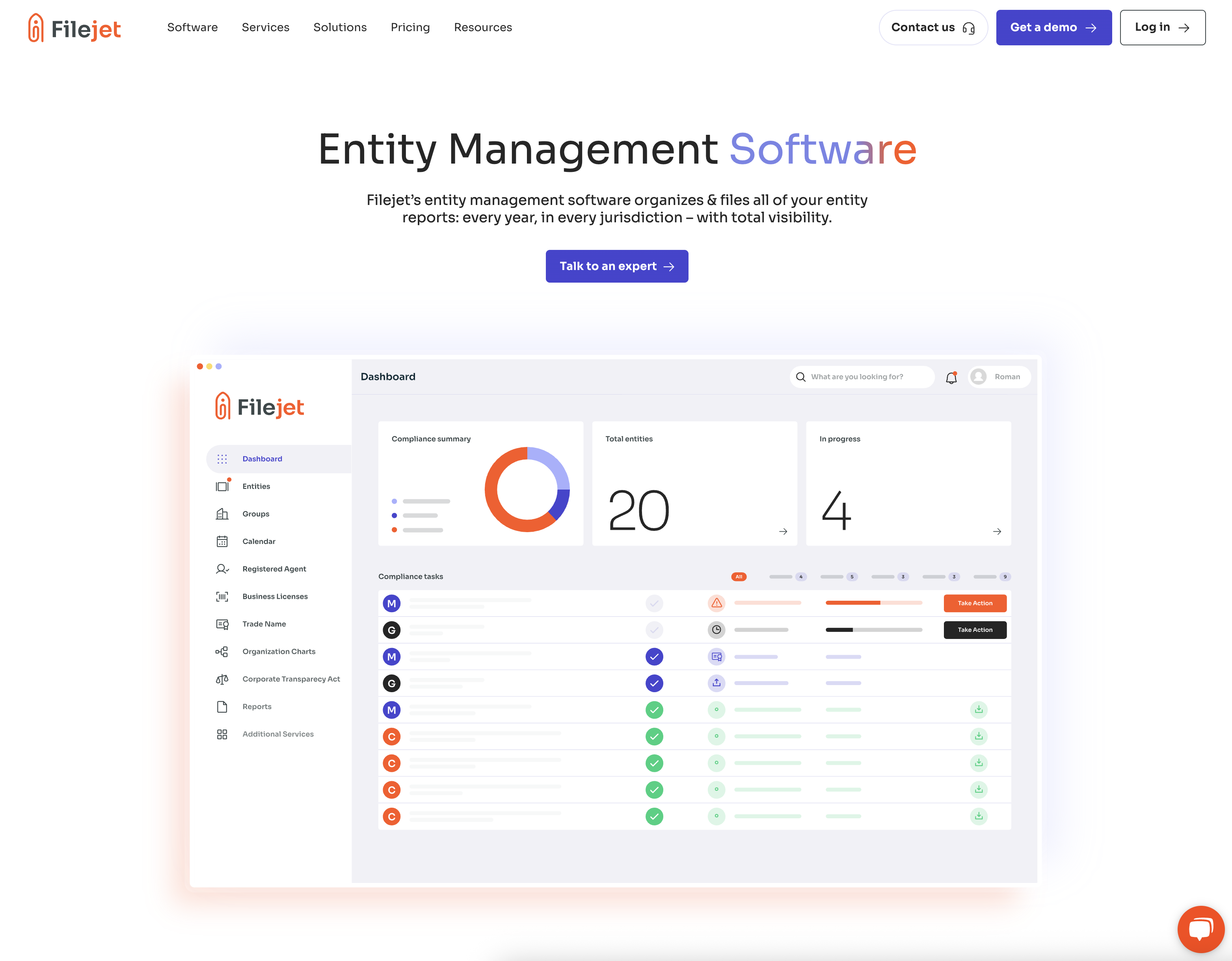 Filejet Website